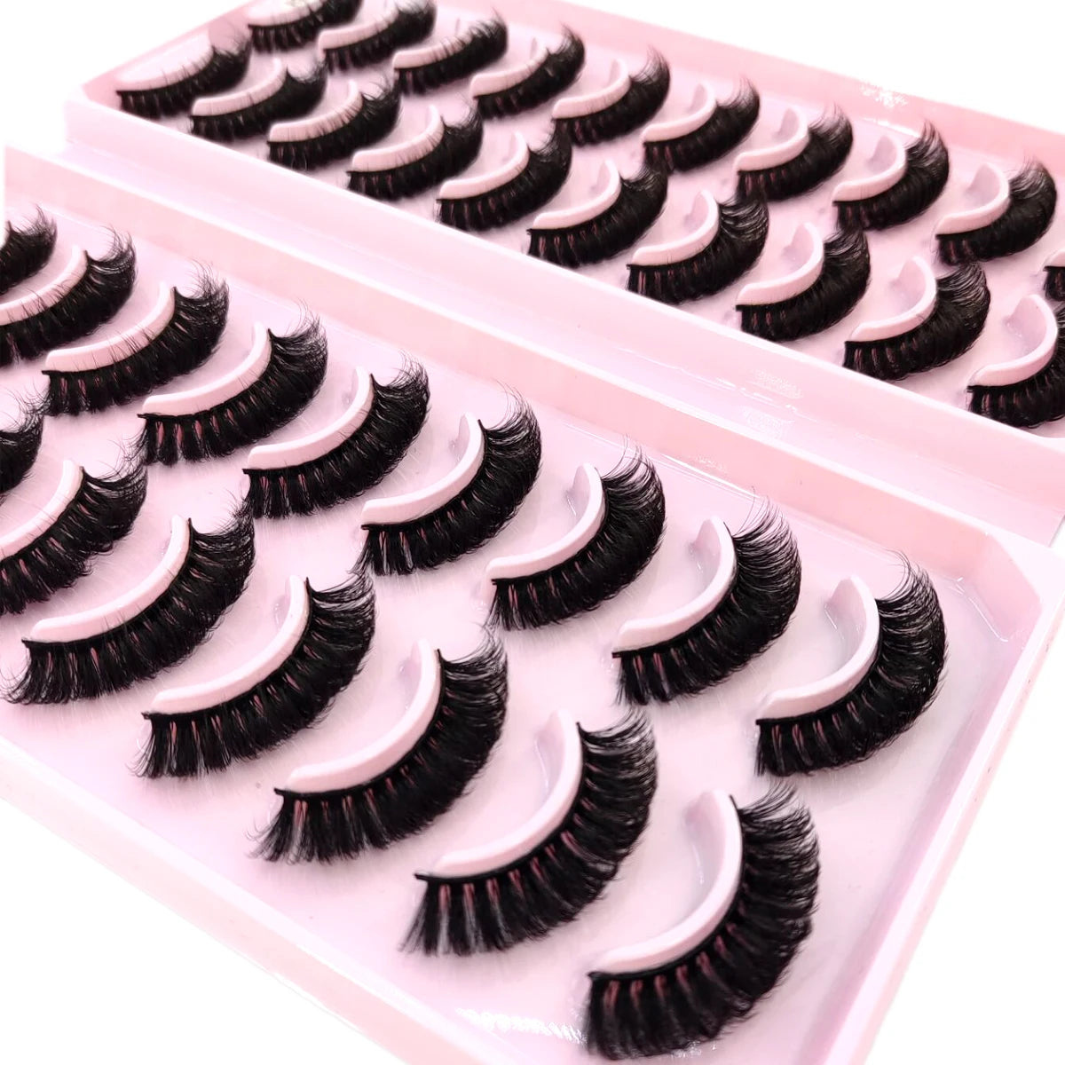 20 Paar 3D Kunst-Mink Wimpern