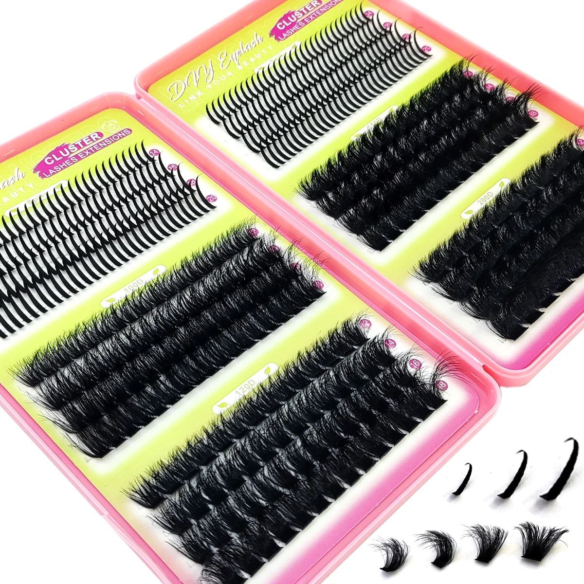Spike Wimpern Cluster – Volumen DIY Wimpern