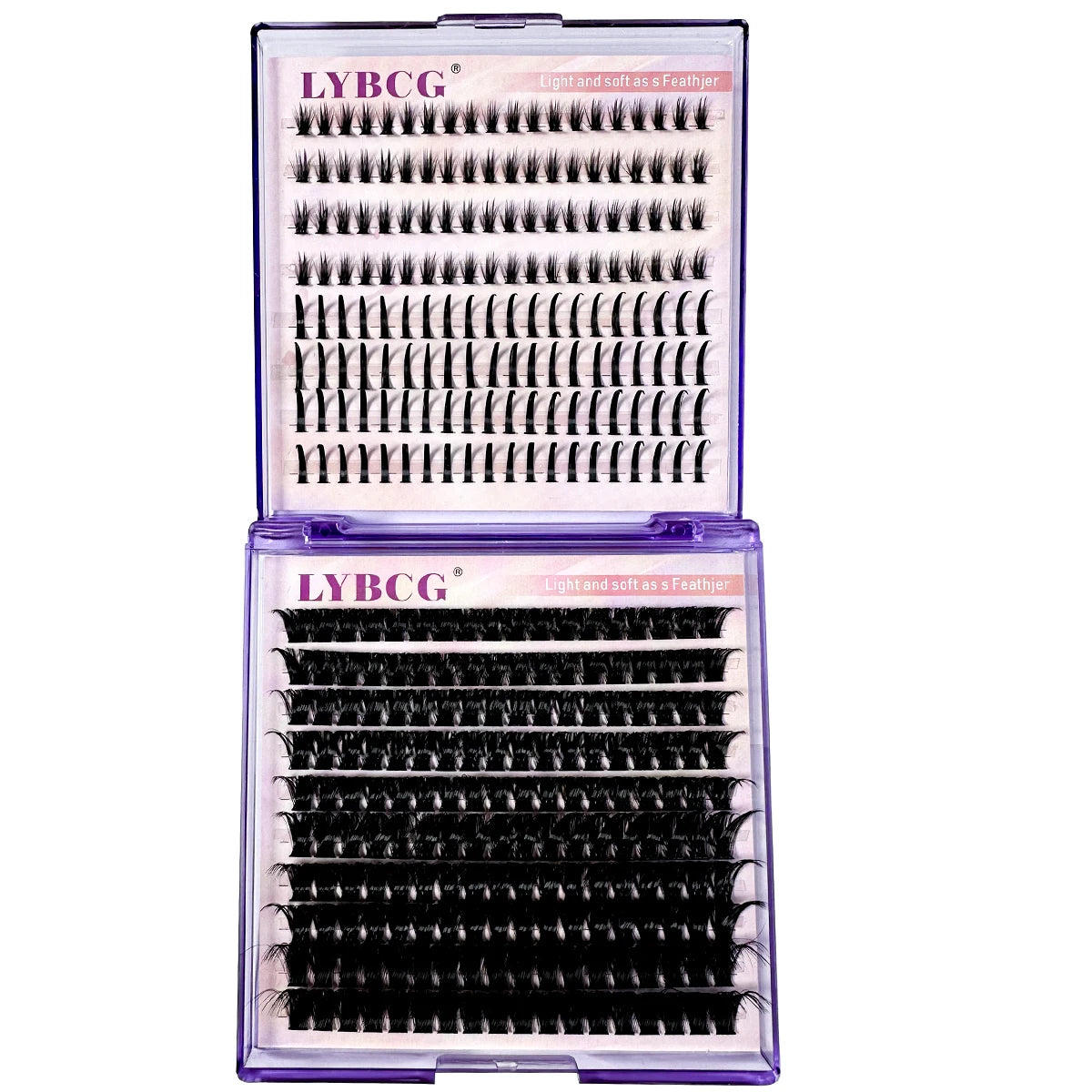 20 Reihen Wimpern-Cluster – Manga & Bottom Lashes