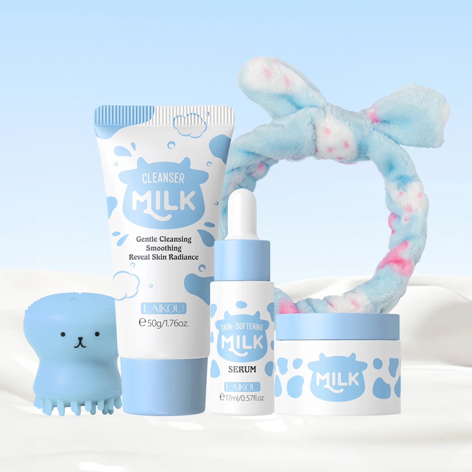 LAIKOU Milk Skincare Set – Feuchtigkeit & Pflege