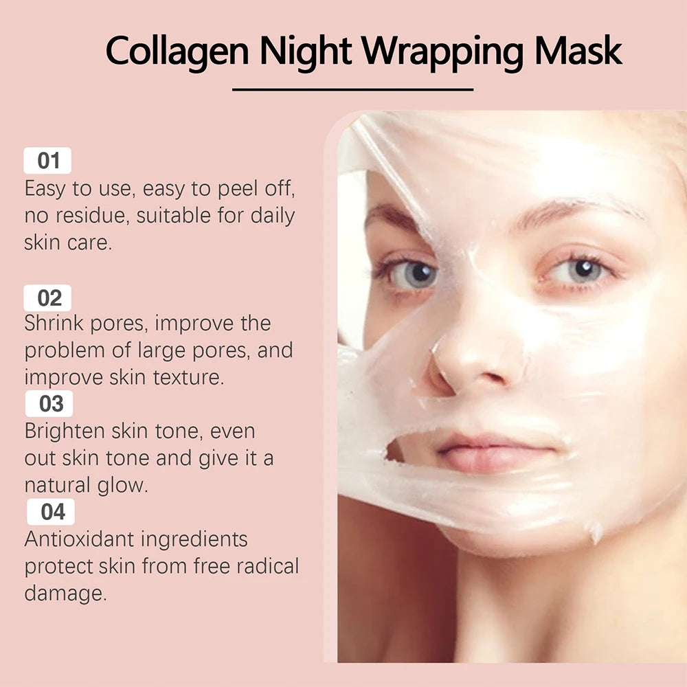 Collagen Nacht-Peel-Off Maske – Feuchtigkeit & Straffung