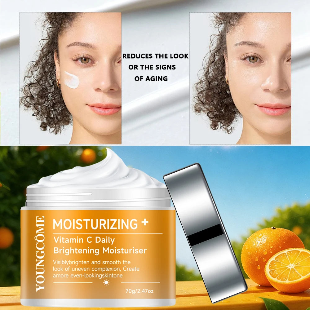 Vitamin C Gesichtscreme – Aufhellend & Feuchtigkeitsspendend