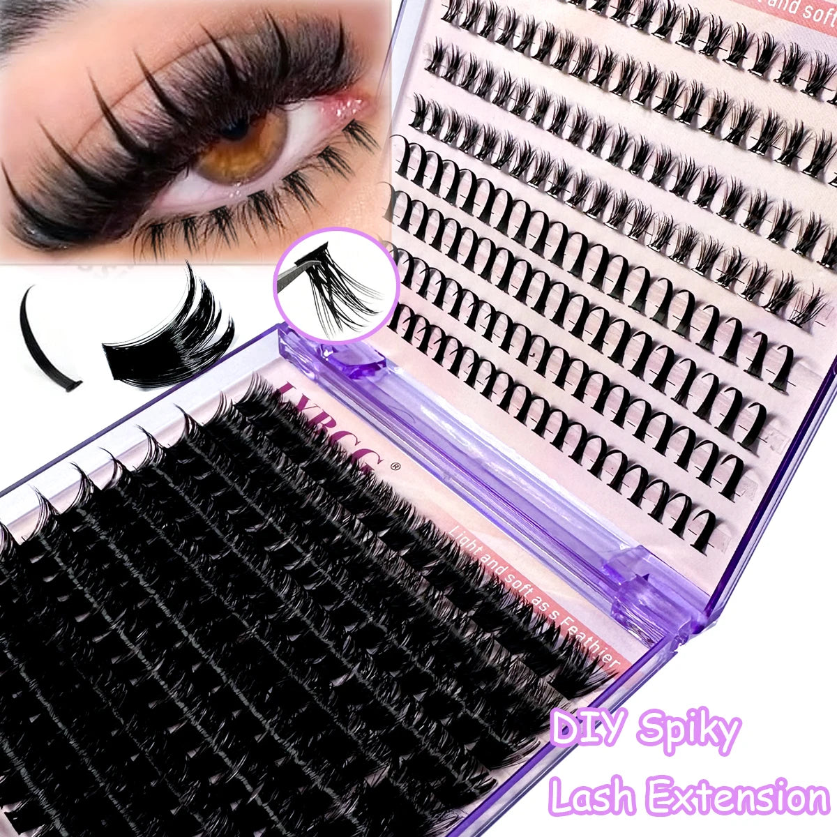 20 Reihen Wimpern-Cluster – Manga & Bottom Lashes