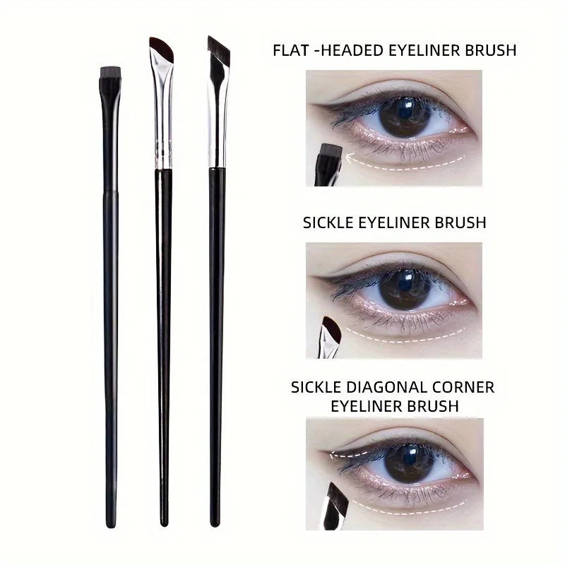 Präziser Eyeliner- & Augenbrauenpinsel