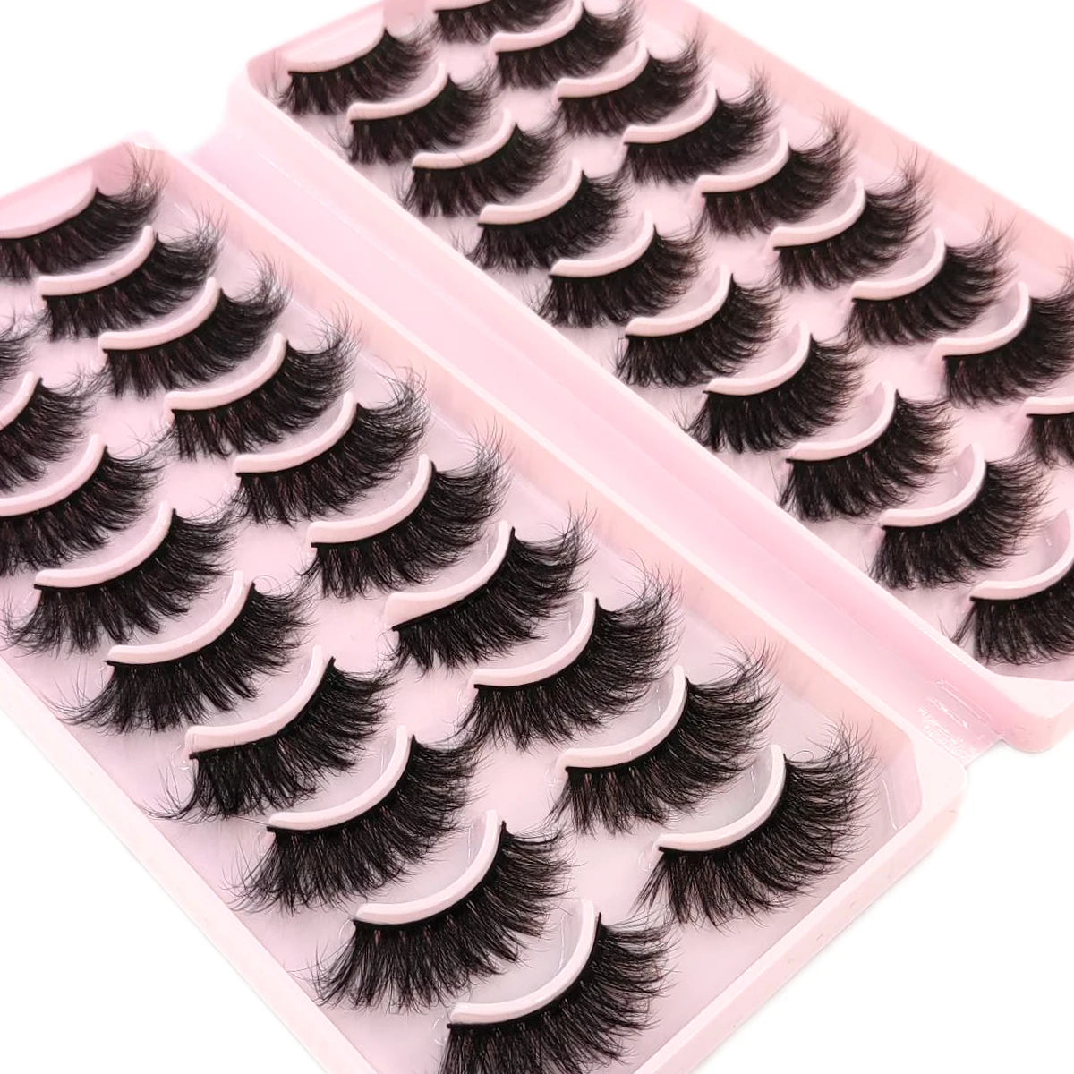 20 Paar 3D Kunst-Mink Wimpern