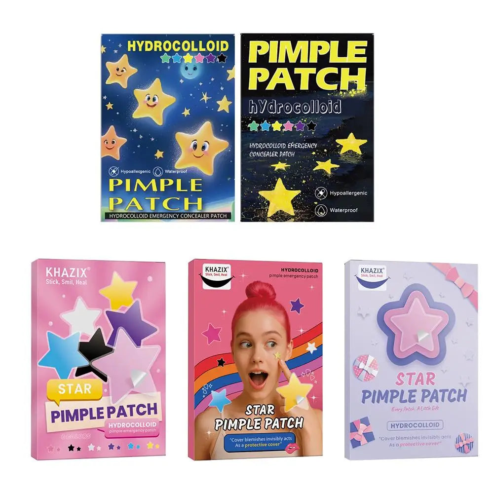 Sternförmige Pimple Patches – Hydrocolloid Pickel-Pflaster